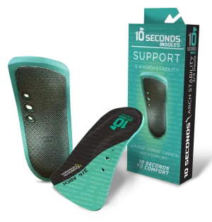 10 Seconds ® 3/4 Arch Stability Performance Insoles