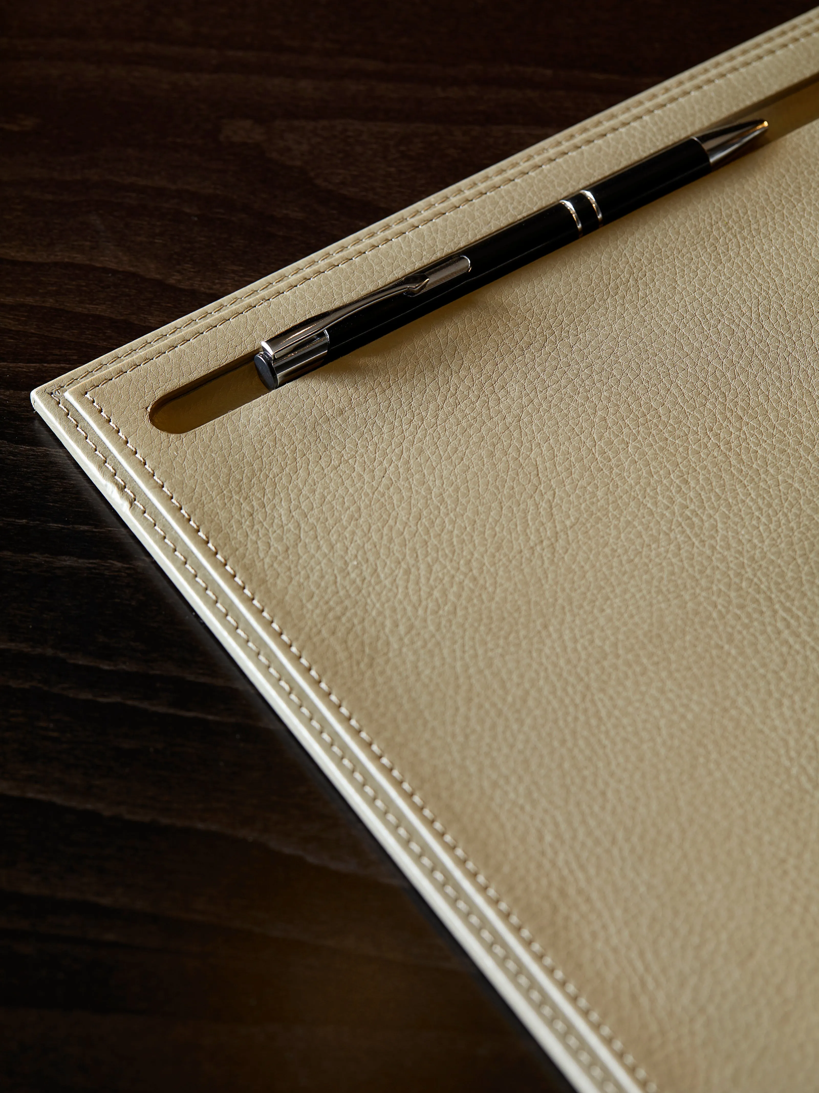 Adler Leather Desk Pad - Sand