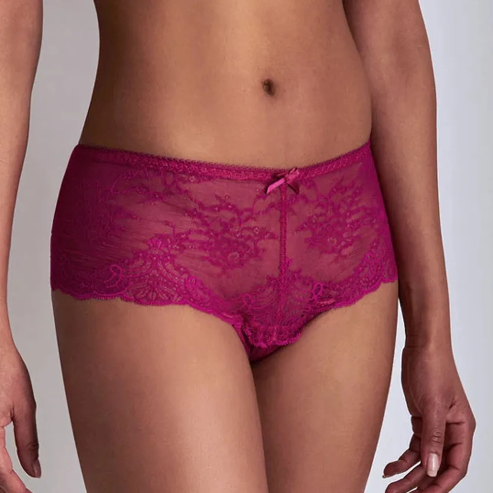 Aubade 'Danse des Sens' Cheeky Brief in dark fuchsia