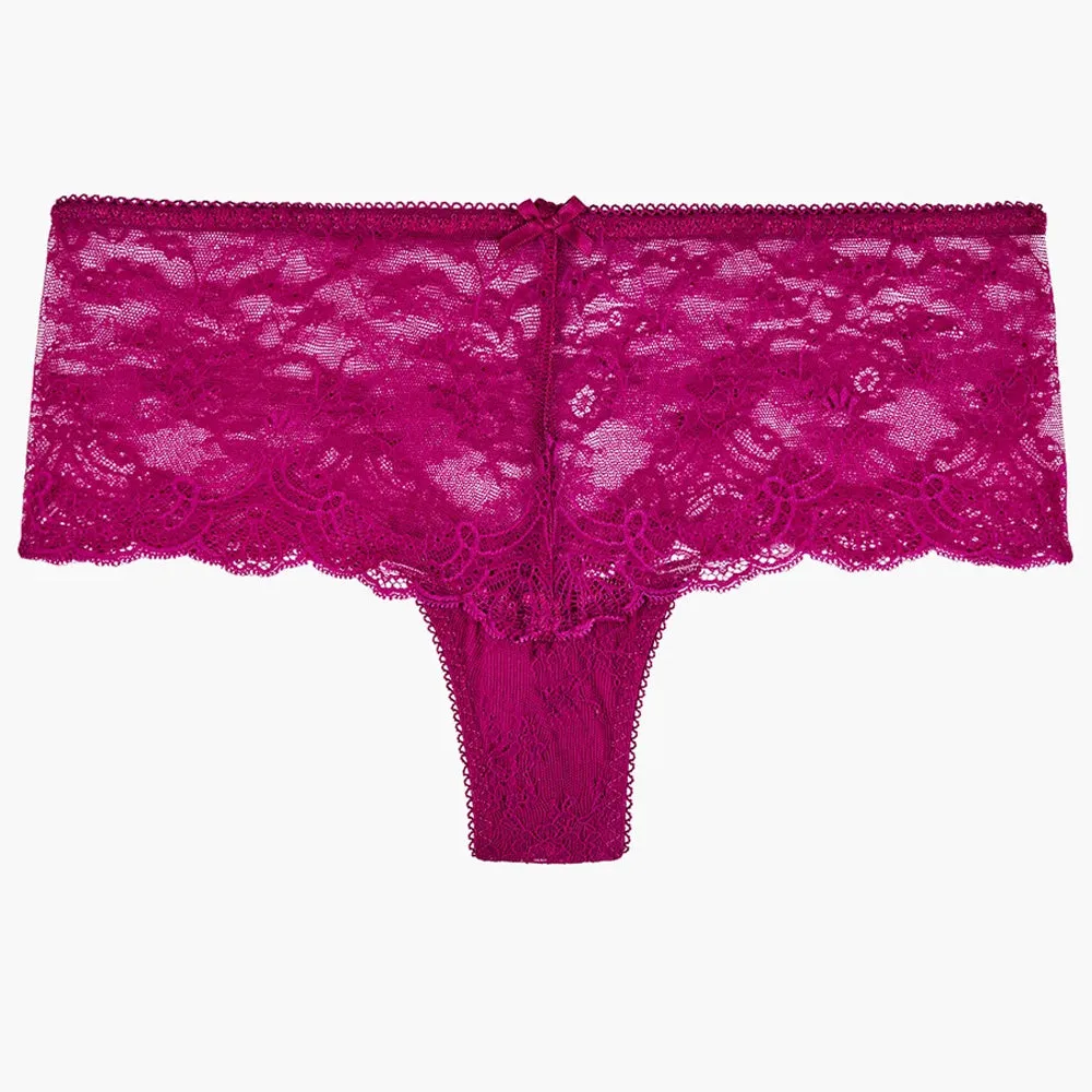 Aubade 'Danse des Sens' Cheeky Brief in dark fuchsia