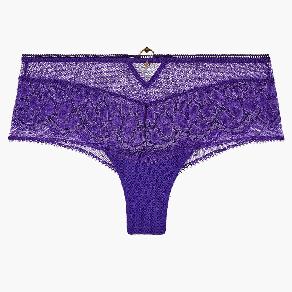 Aubade 'Illusion Fauve' Short/Cheeky Brief in violet