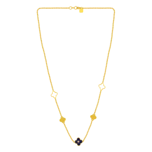 Beautiful 22k Gold Necklace With Delicate Floral Details