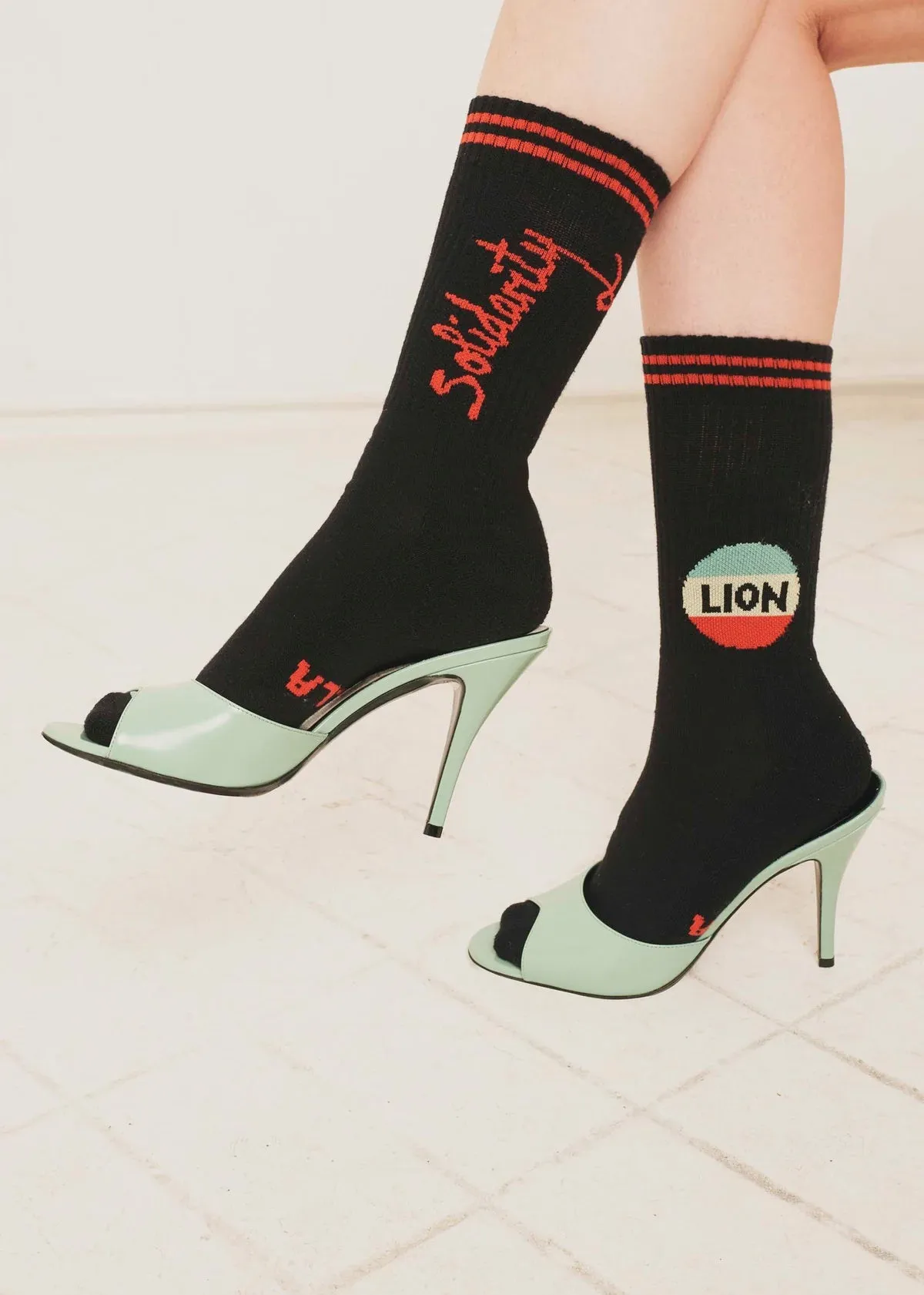 BF Lion Socks in Black