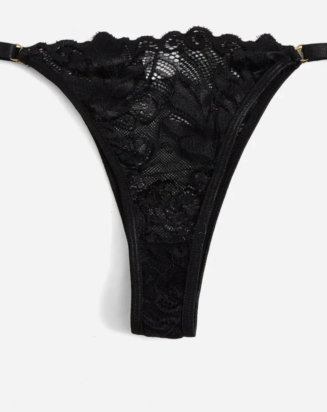 Black Lace Lingerie Set Underwire