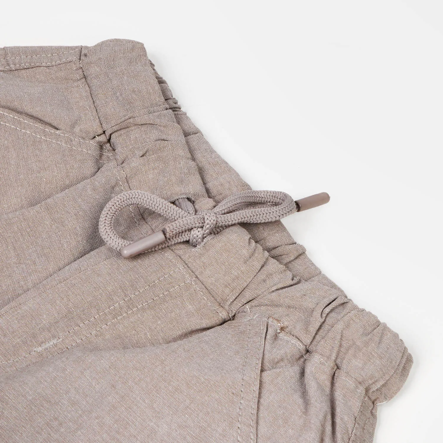 Boys Cotton Suit - Greyish Brown