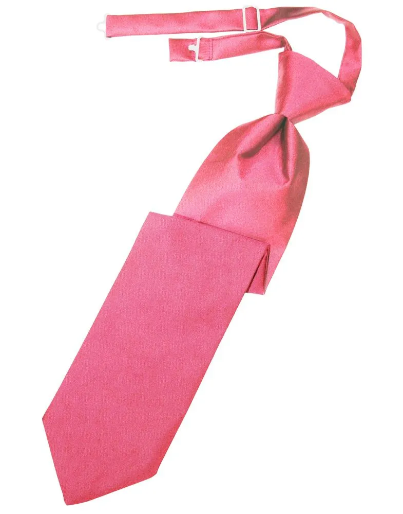 Bubblegum Luxury Satin Necktie