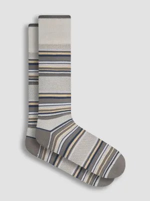 Bugatchi Socks Cashmere Blend Made in Italy | Stone