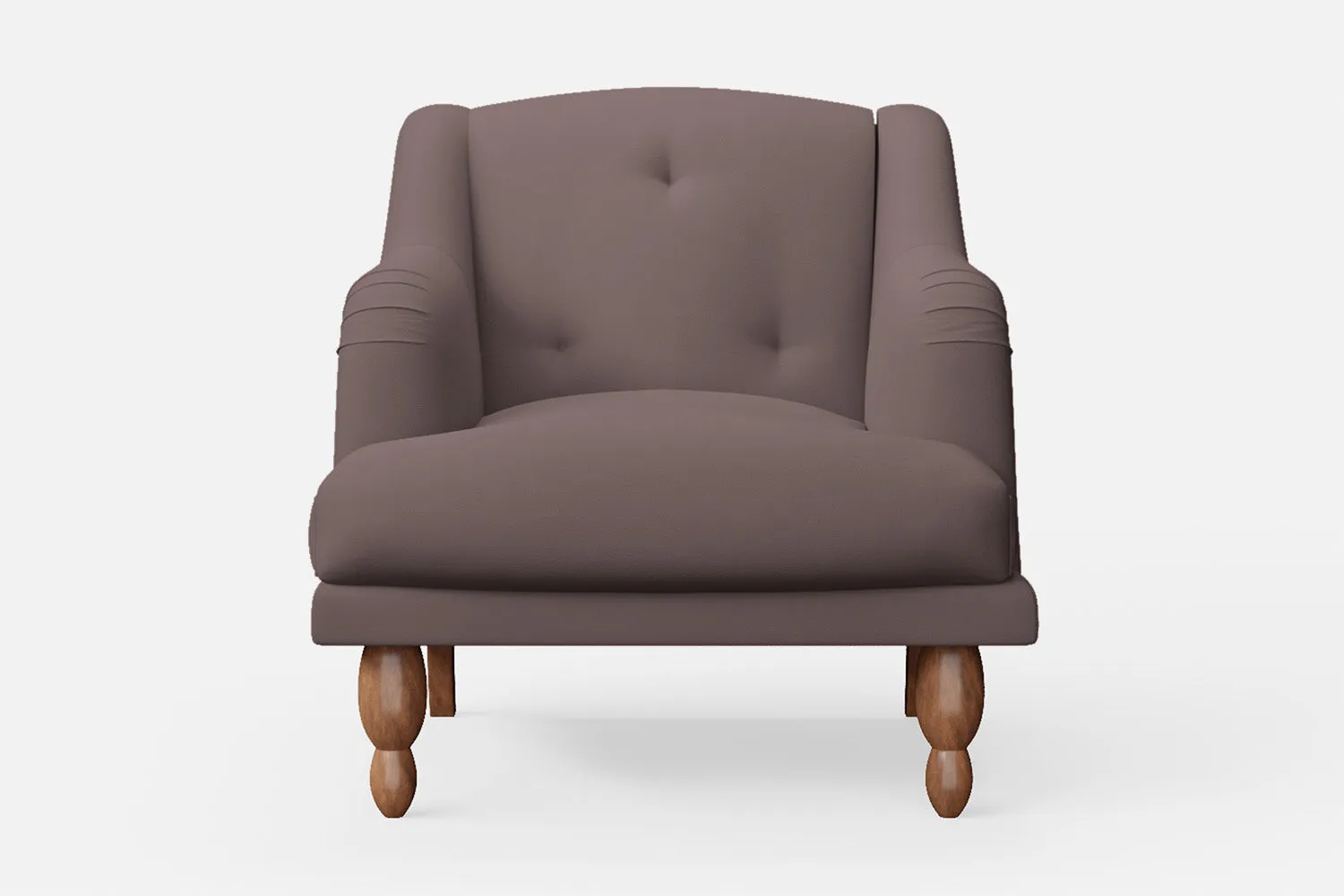 Burlington Armchair Rose Taupe Leather