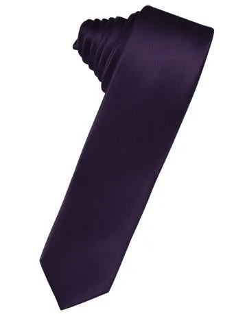 Canary Luxury Satin Skinny Necktie