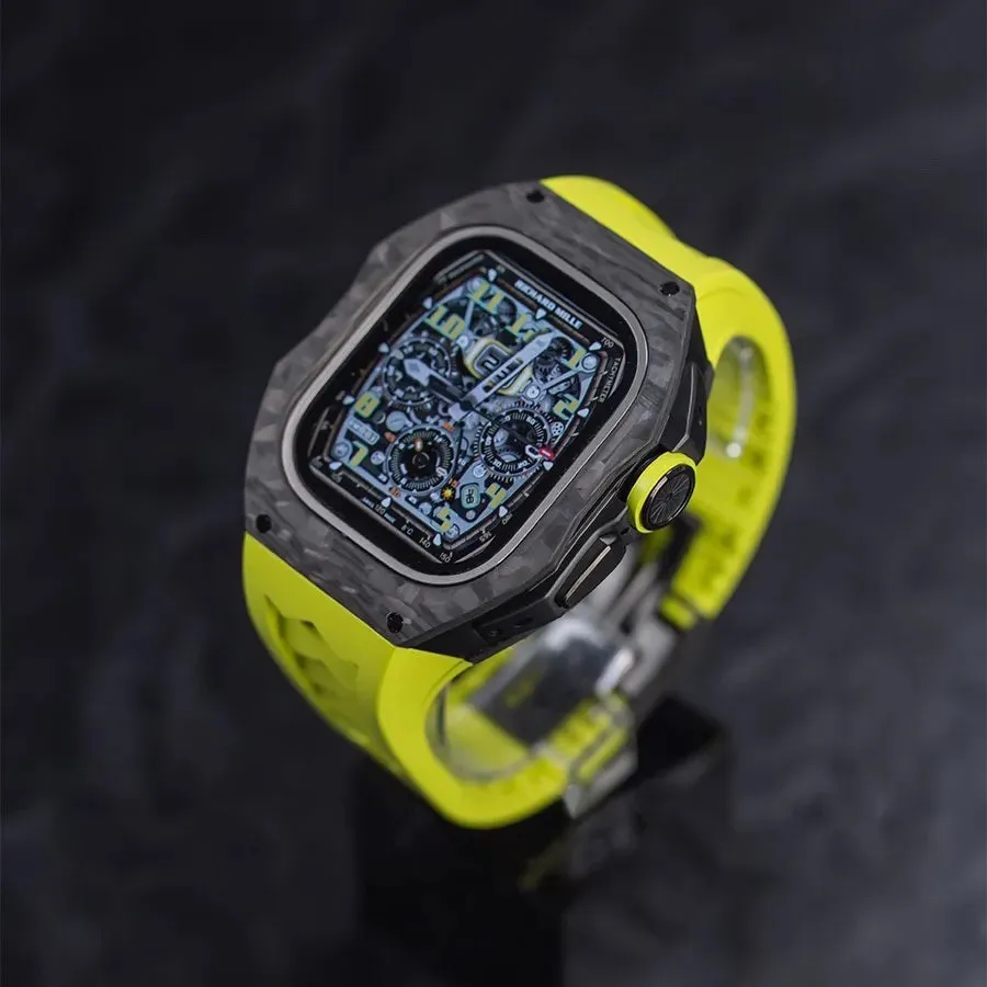 Carbon Fiber Apple Watch Ultra Case Retrofit Kit