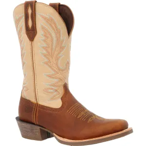 Durango Mens Rebel Pro Western Golden Brown/Bone Leather Cowboy Boots