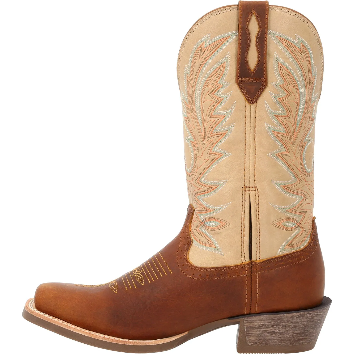 Durango Mens Rebel Pro Western Golden Brown/Bone Leather Cowboy Boots