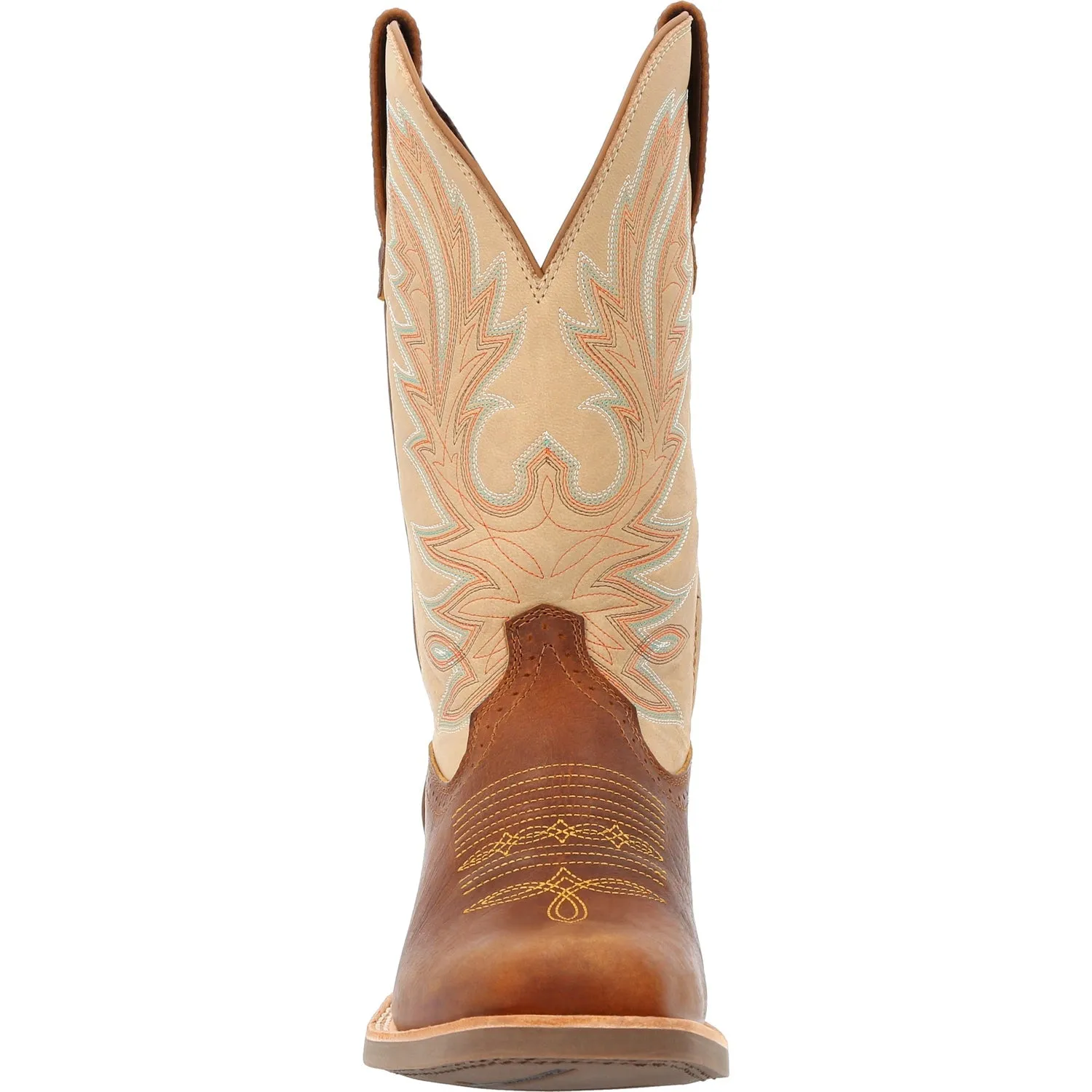 Durango Mens Rebel Pro Western Golden Brown/Bone Leather Cowboy Boots