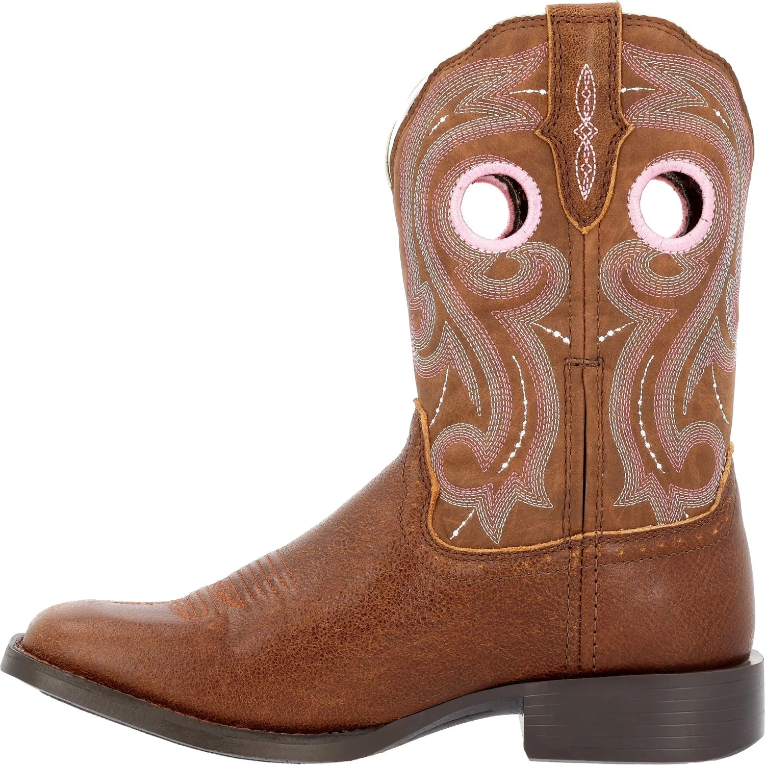 Durango Womens Westward Western Rosewood Leather Cowboy Boots