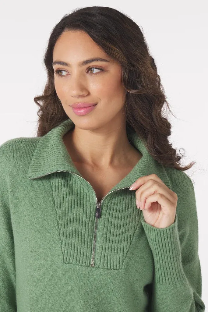 Elevated 1/4 Zip : Sage