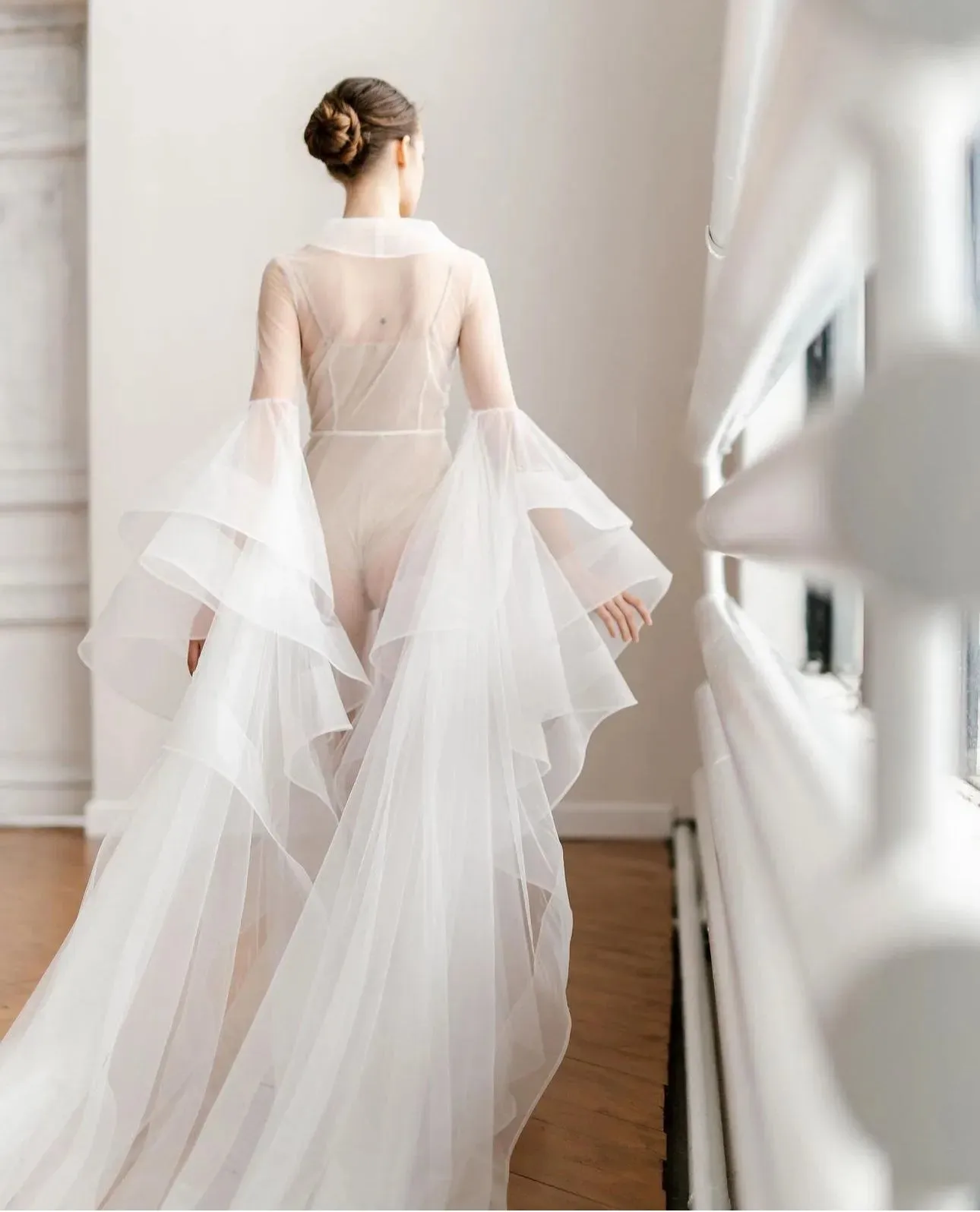 EMERY Tulle Bridal Robe