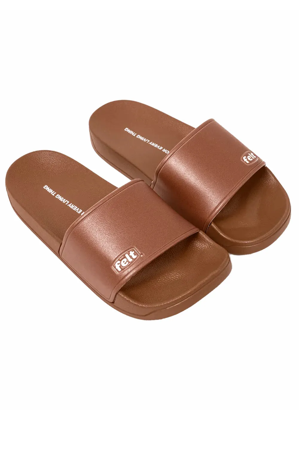 Felt Eco-Friendly Work Slides - Clay Brown