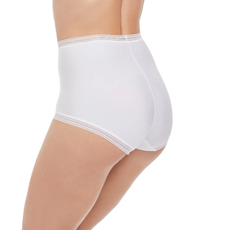 Fusion High Waist Brief Pant White - Fantasie