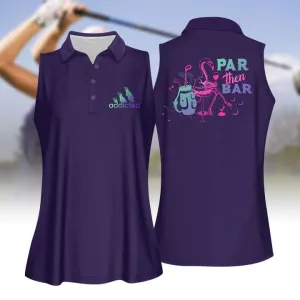 Gradient Par Then Bar Flamingo Women Golf Apparel