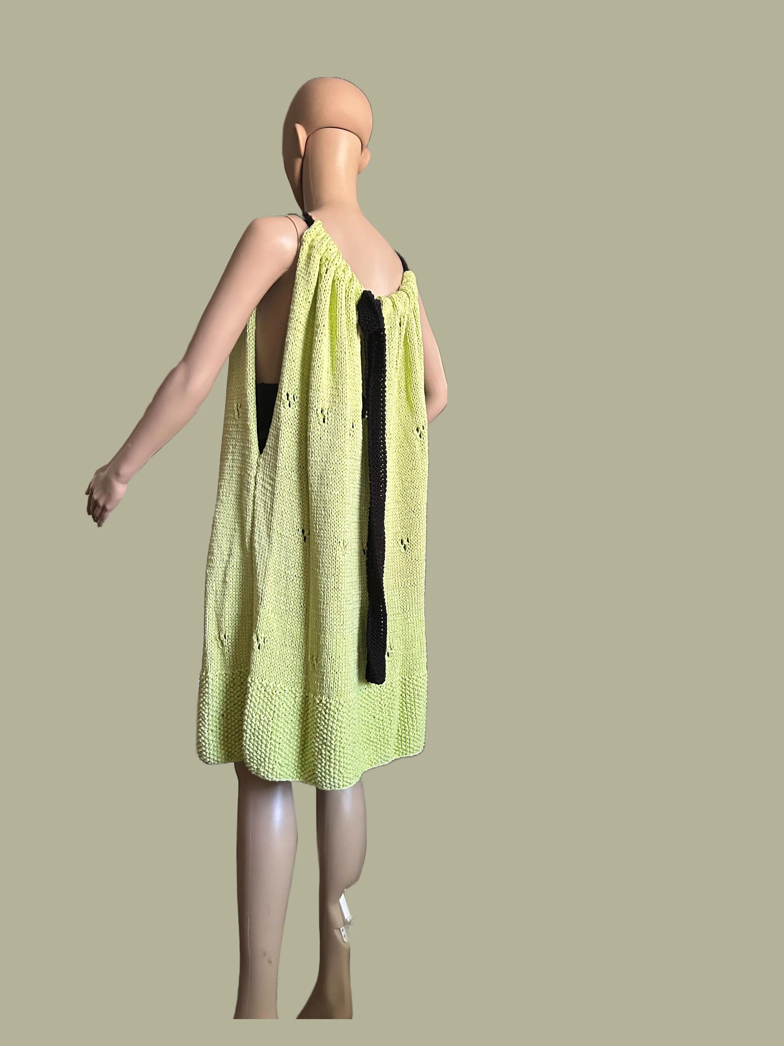 Hand Knit Silk Dress