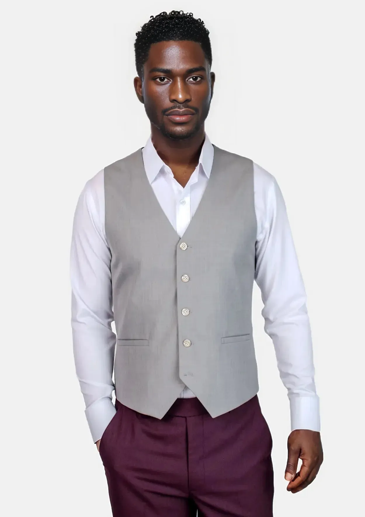 Harbor Grey Sharkskin Vest