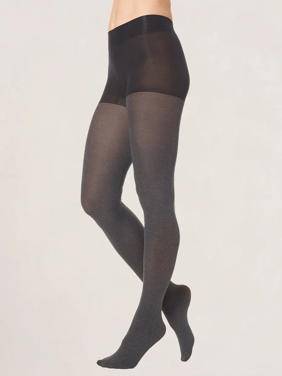 Hue® Super Opaque Tights with Control Top - 90 Denier