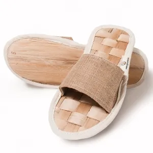 Indoor slippers - Banana Waffle | Open Toe Slidders