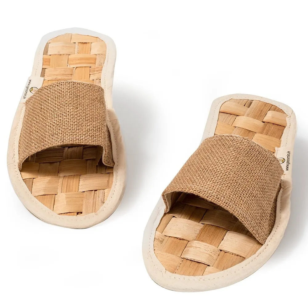 Indoor slippers - Banana Waffle | Open Toe Slidders