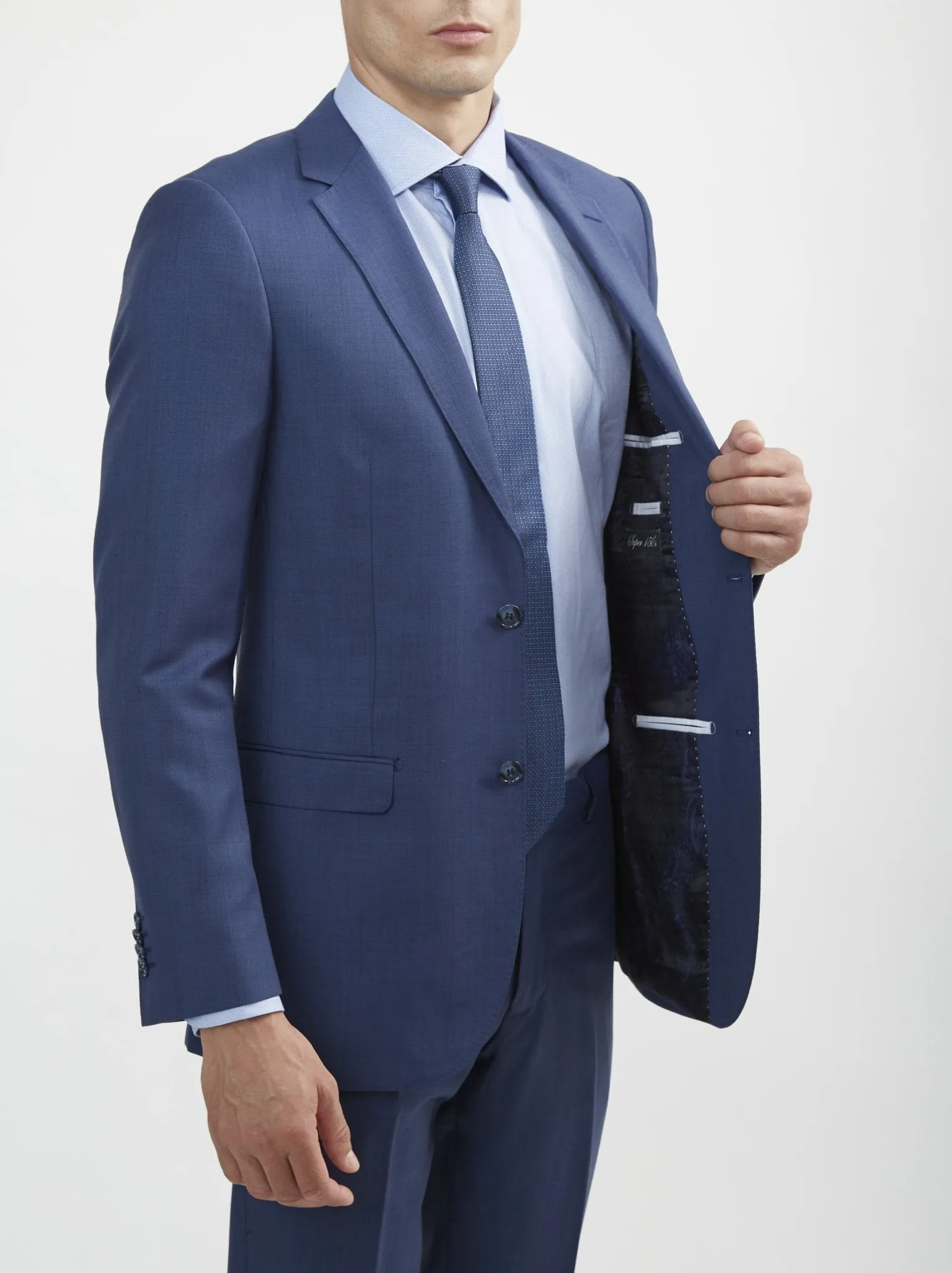 Italian Cut Men's Royal Blue Suit