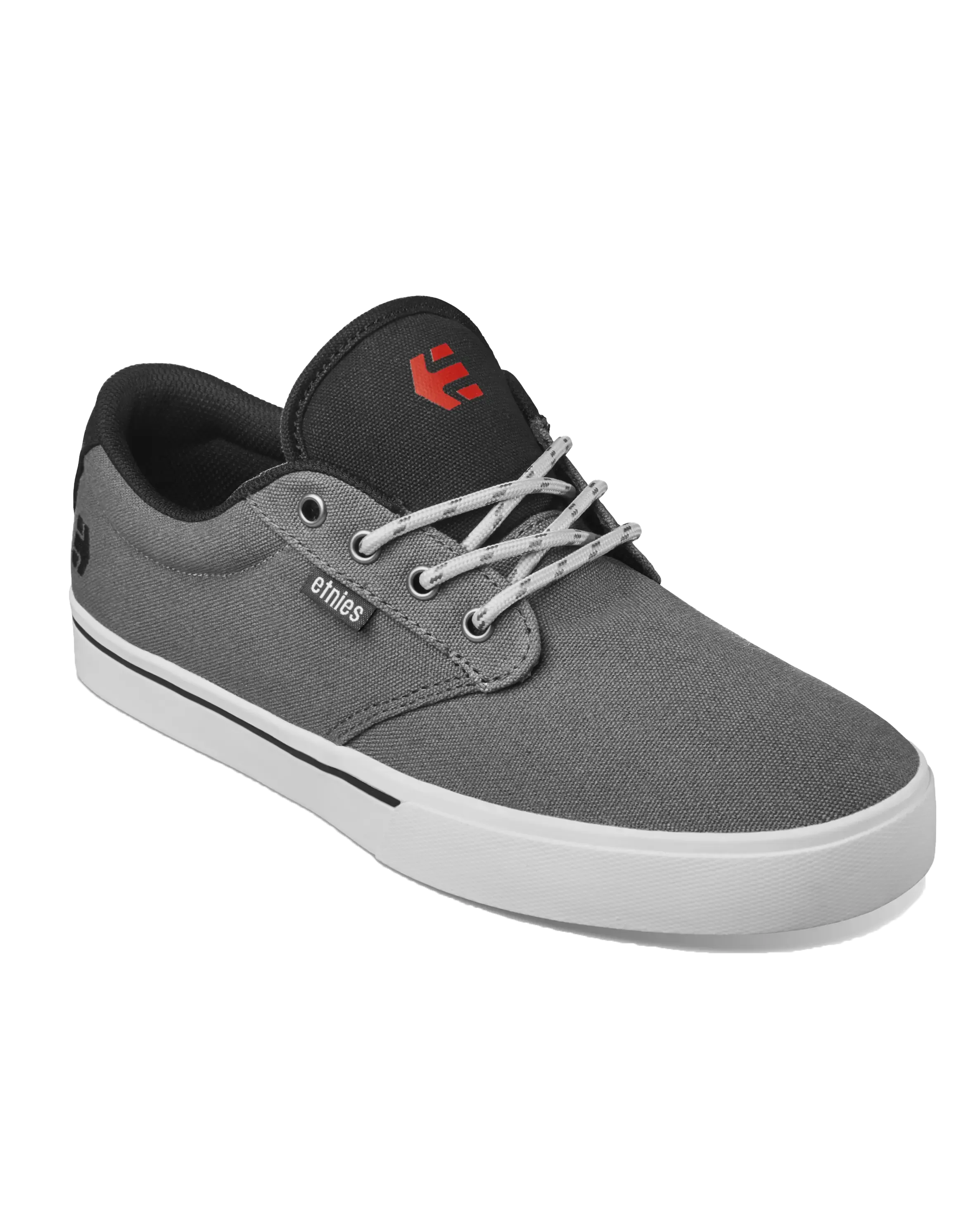 Jameson 2 Eco Shoes in Dark Grey, Black & Red