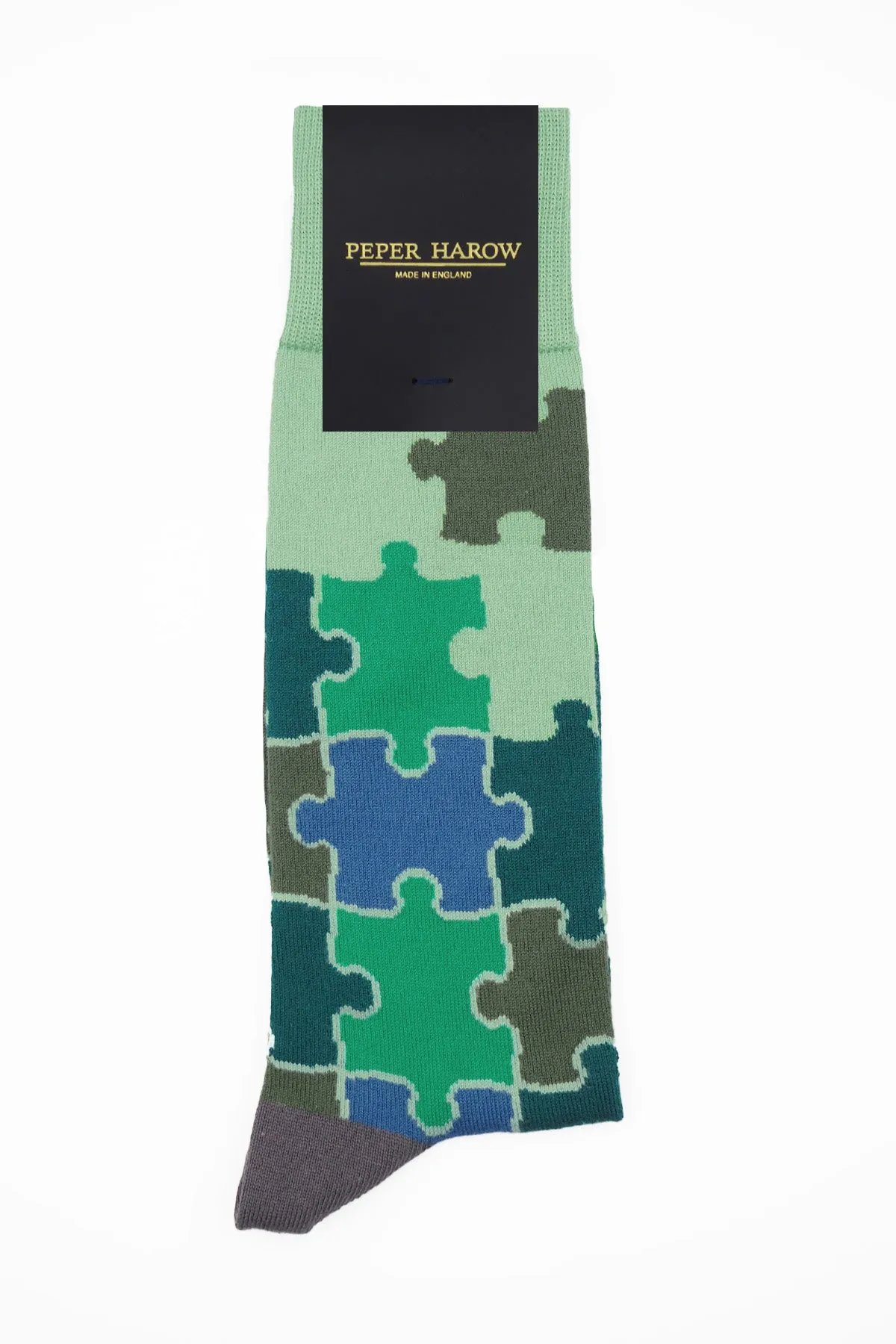 Jigsaw Men's Socks - Green