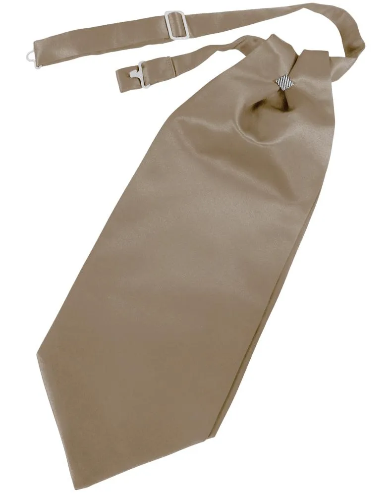 Latte Luxury Satin Cravat