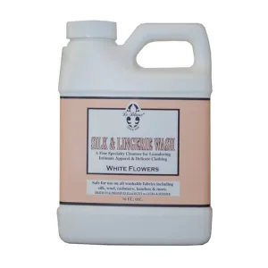 Le Blanc White Flowers Silk & Lingerie Wash