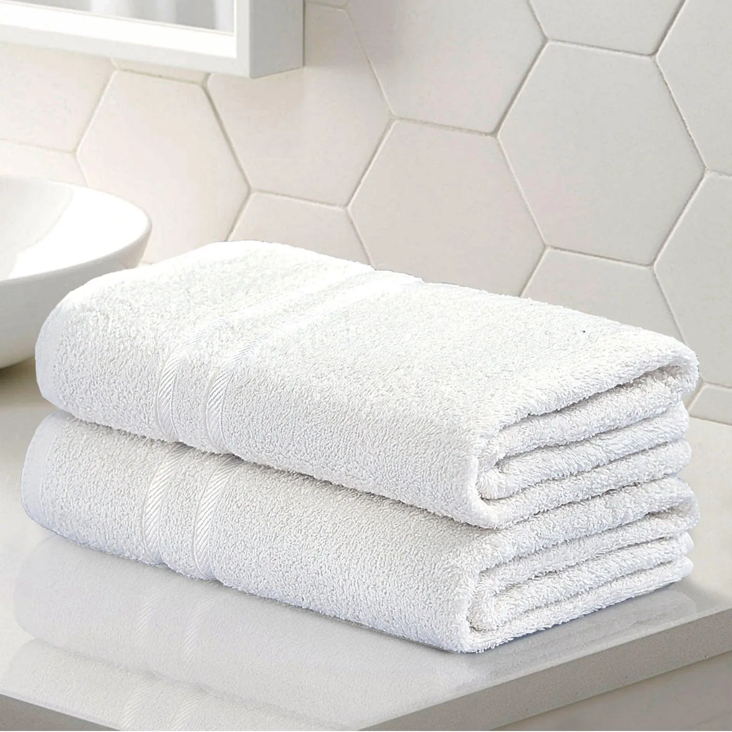 Luxurious Bath Sheet Towel - Pack of 2 | Quick Drying Highly Absorbent