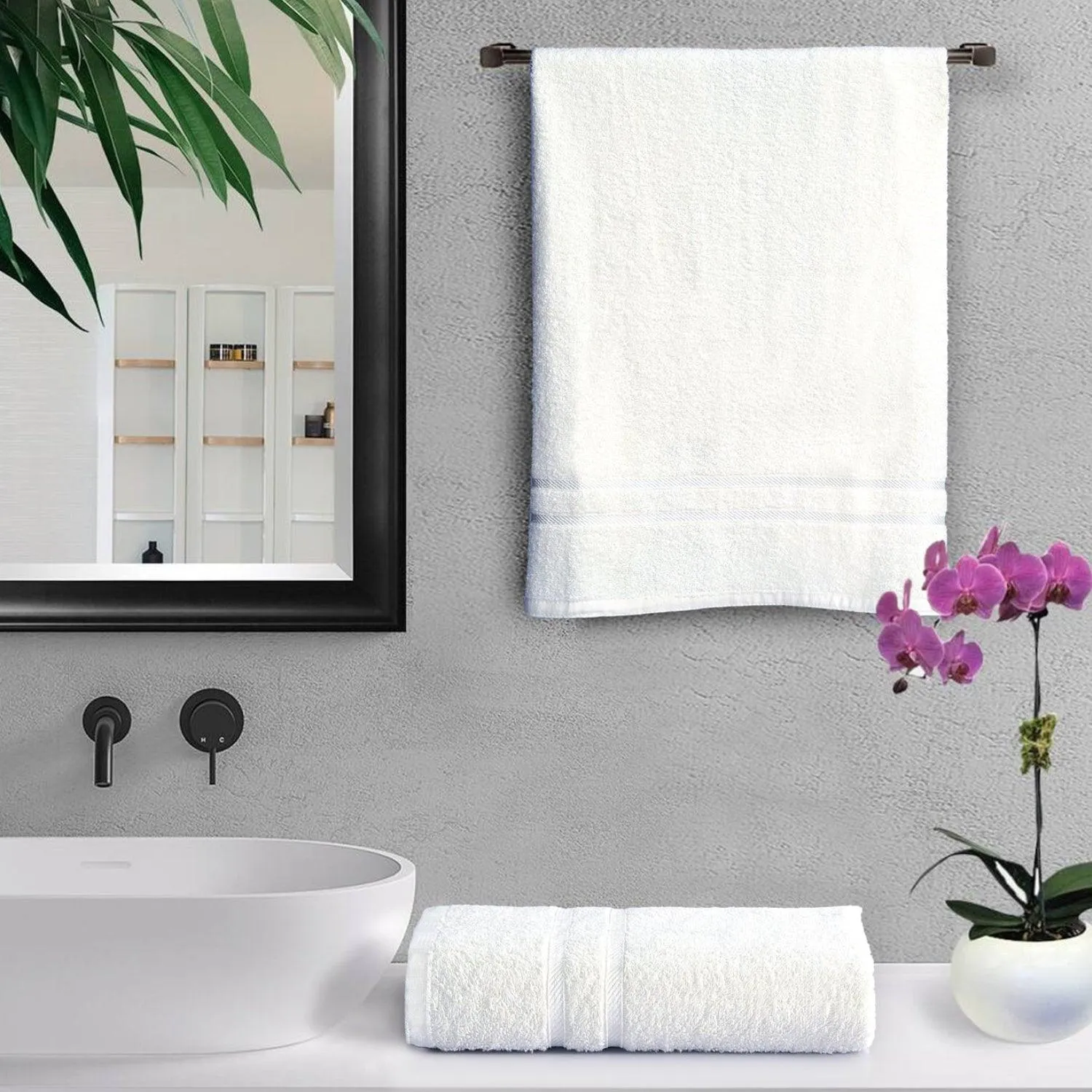 Luxurious Bath Sheet Towel - Pack of 2 | Quick Drying Highly Absorbent