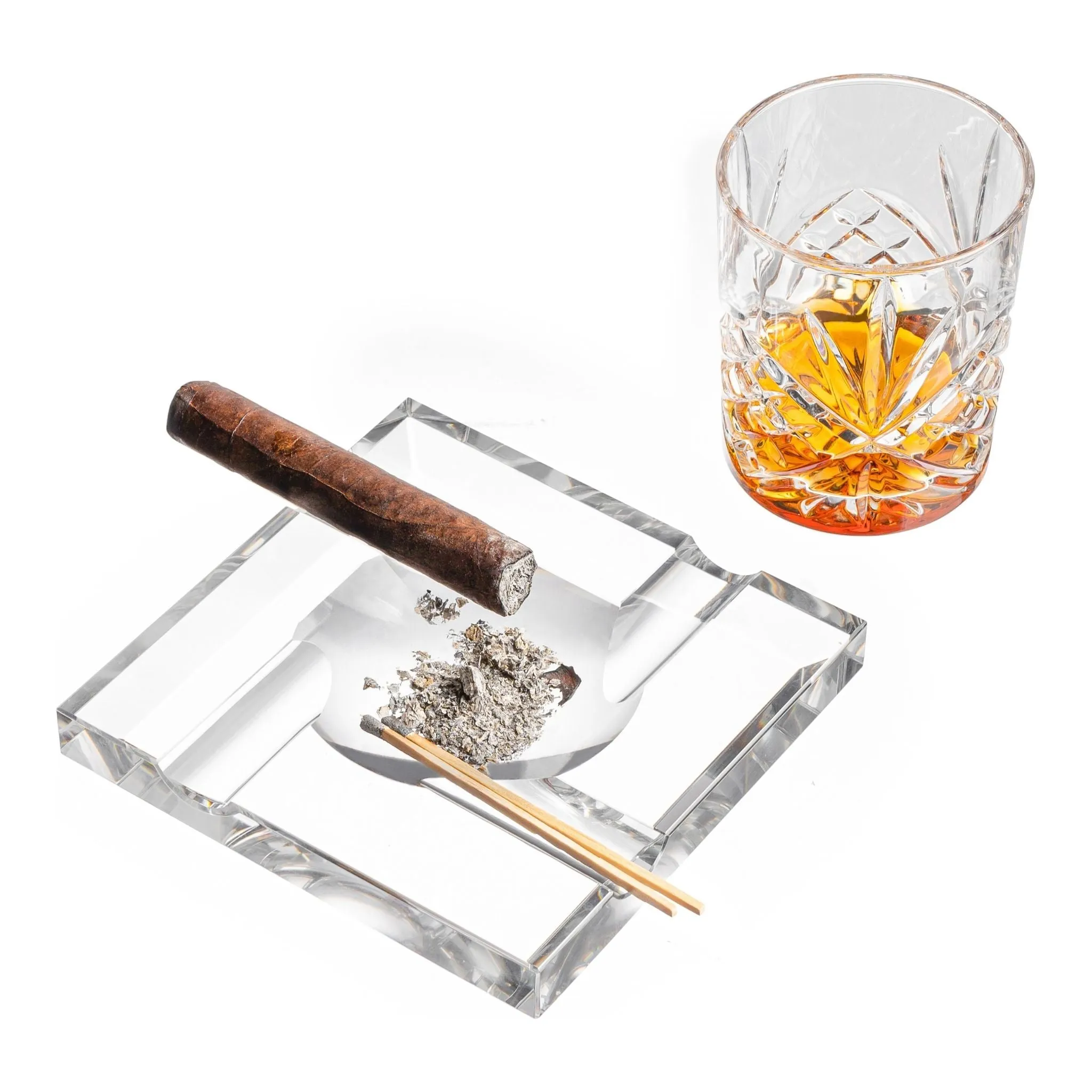 Luxury Crystal Cigar Ashtray