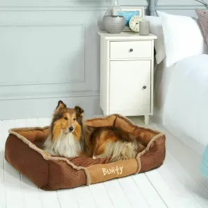 Luxury Dog Basket Bed