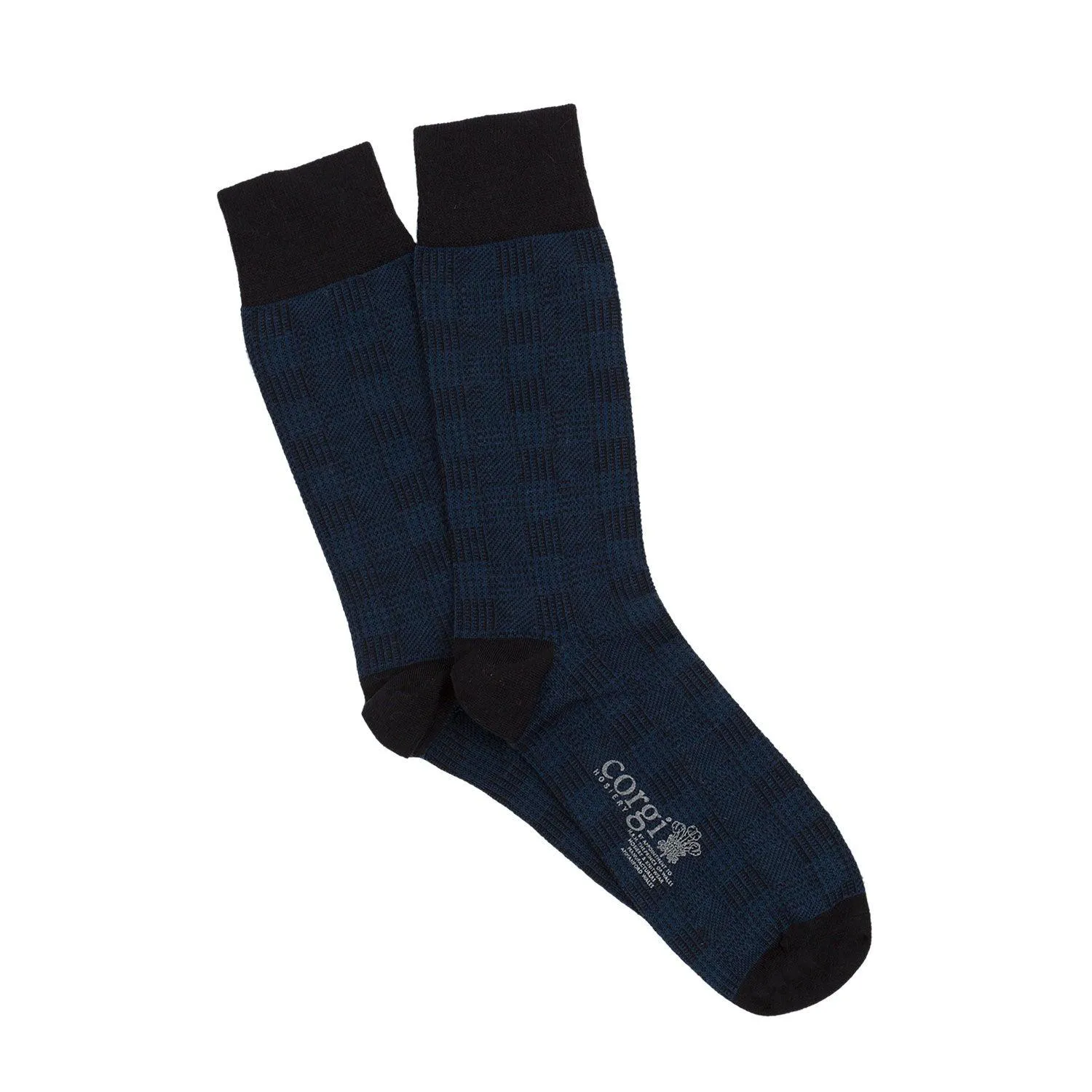 Men's Tartan Cashmere Blend Socks