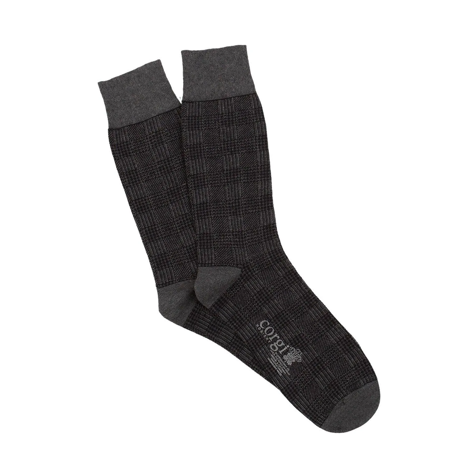 Men's Tartan Cashmere Blend Socks