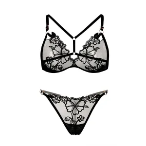 Nalani Mesh Floral Lingerie Set