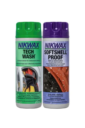 Nikwax Soft Shell 10oz Duo Pack