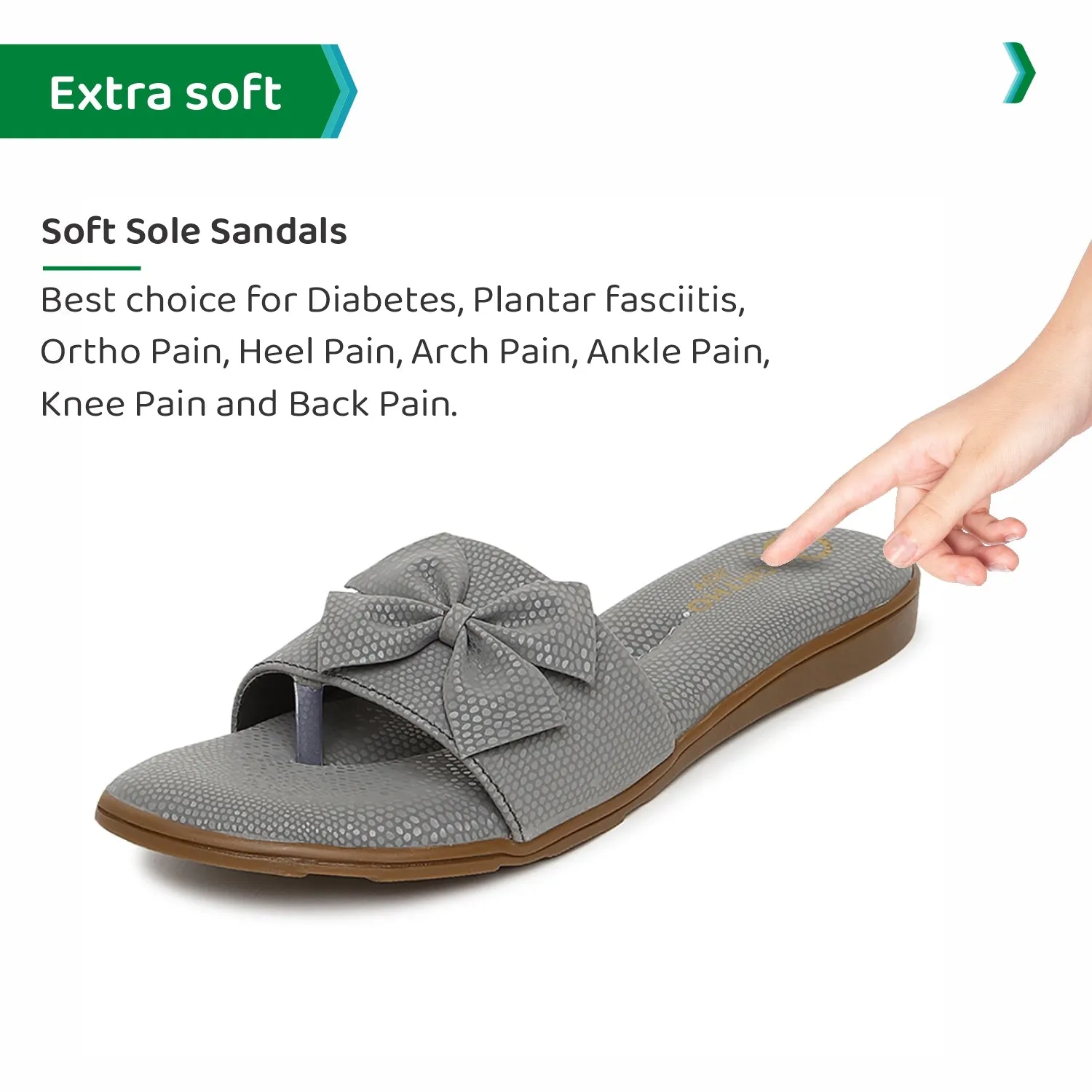 ORTHO JOY doctor slippers | Soft Fancy Footwear