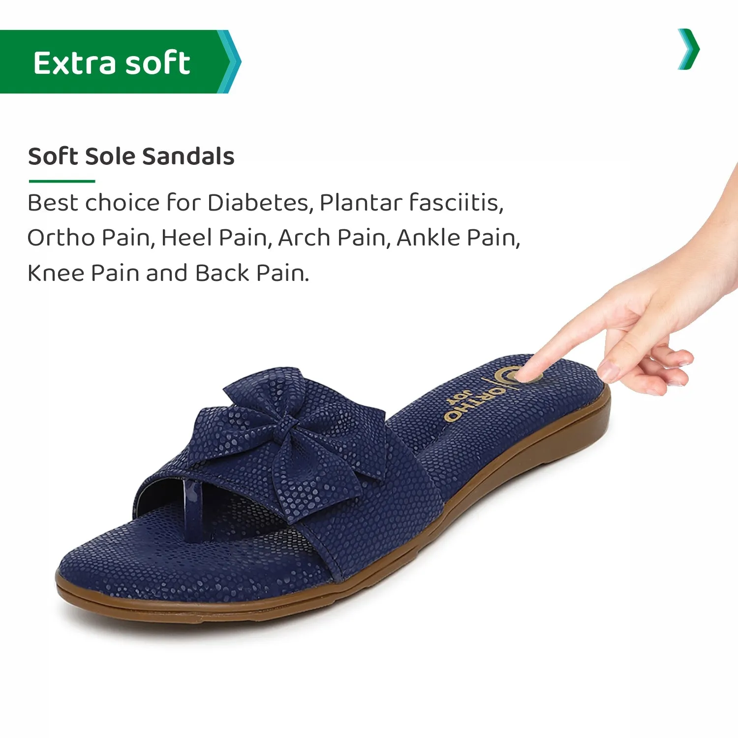 ORTHO JOY doctor slippers | Soft Fancy Footwear