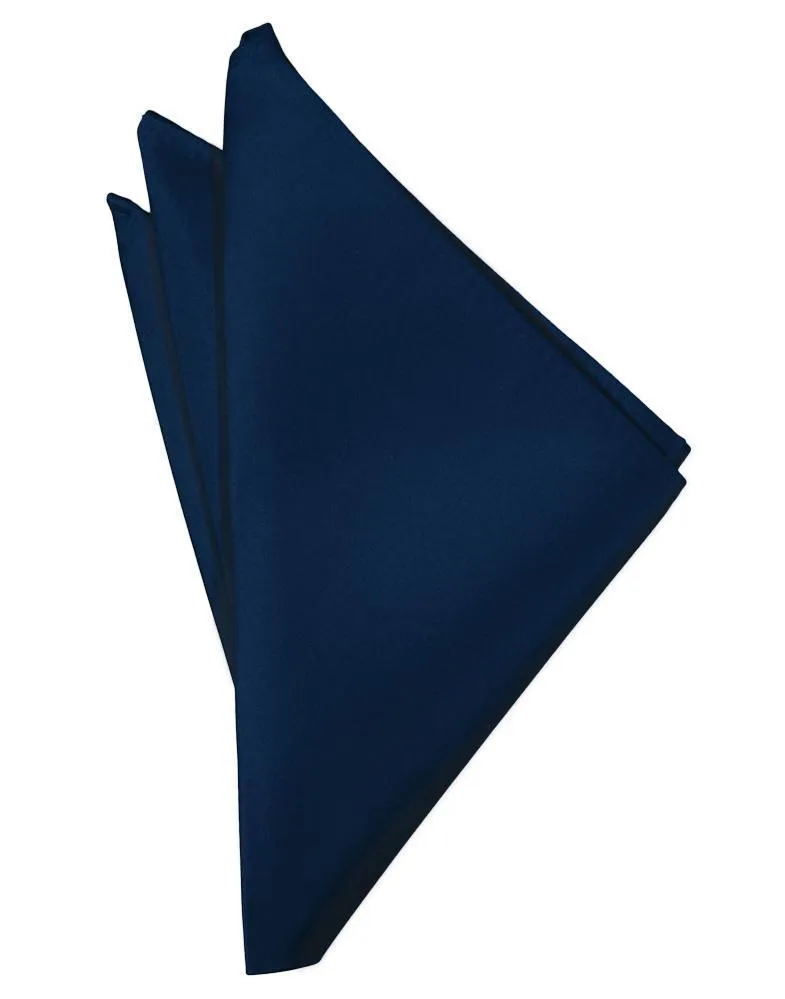 Peacock Luxury Satin Pocket Square