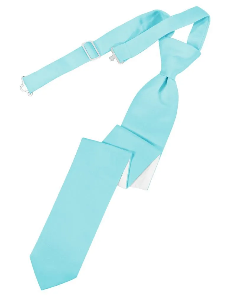 Pool Luxury Satin Skinny Necktie