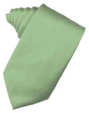 Sage Luxury Satin Necktie