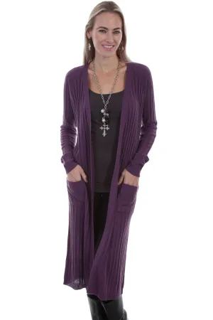 Scully Womens Iris Acrylic Long Cardigan