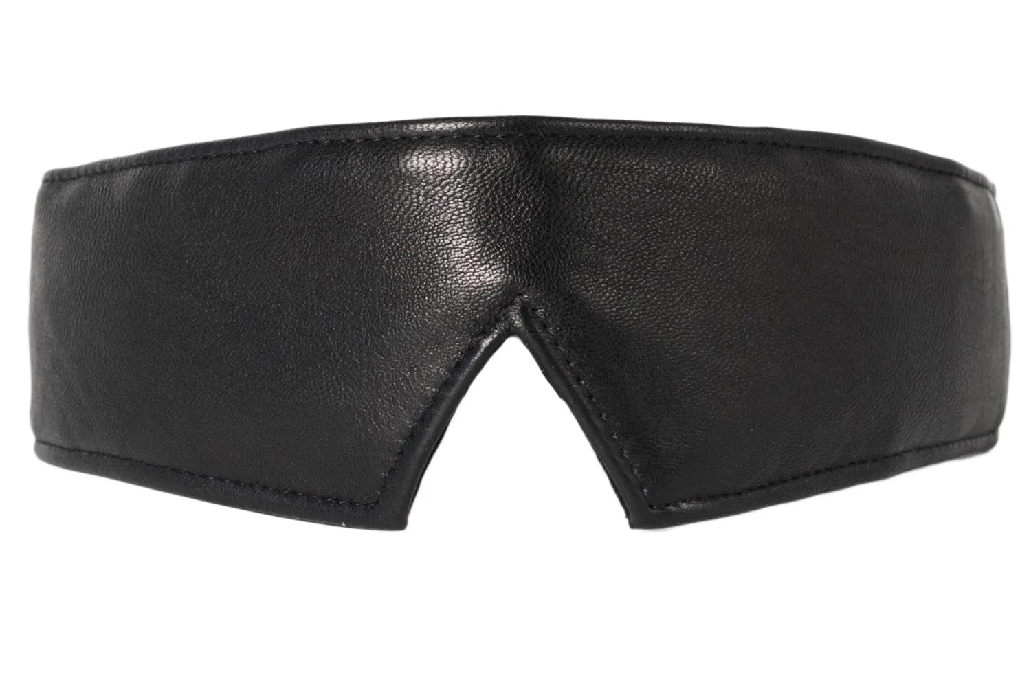 Sh! Luxury Leather Blindfold