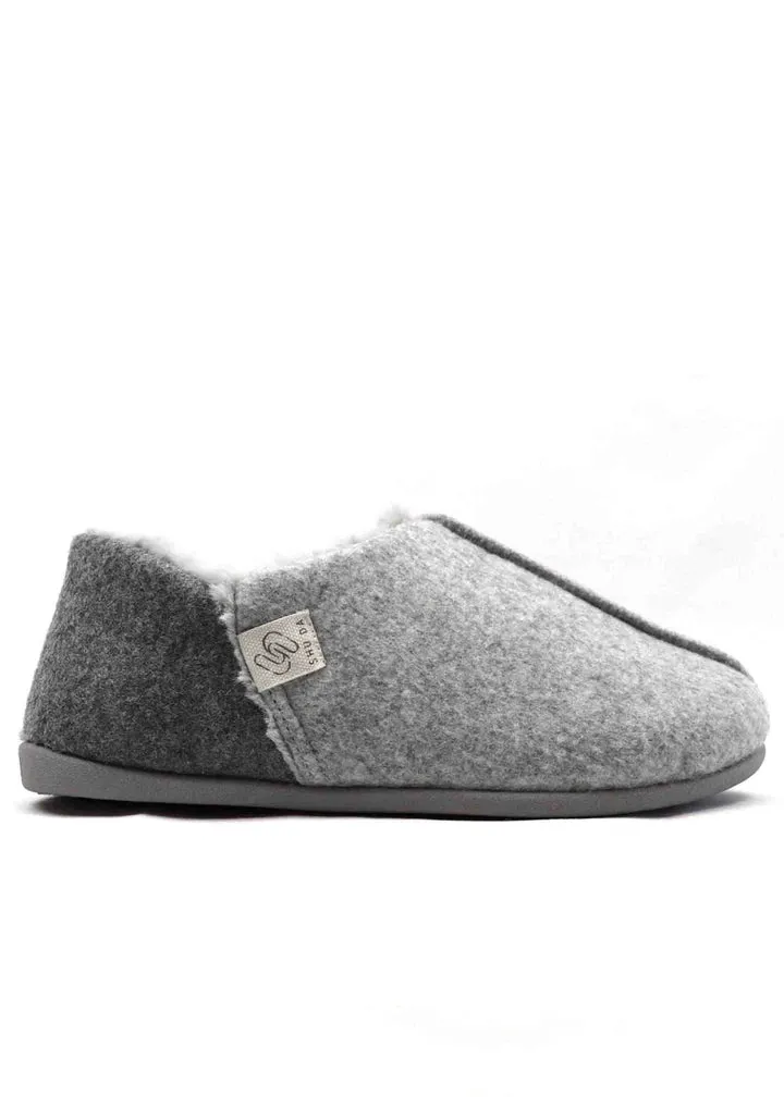 Shu Da Isobel Grey Slippers