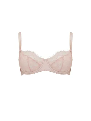 Signature Lace Balcony Bra - Blush